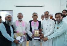 Farewell ceremony held in honour of Inspector Tariq