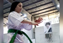 Iran girls kick down social barriers with karate