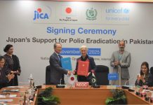 Japan announces $3.5m grant to support Pakistan’s Polio Programme