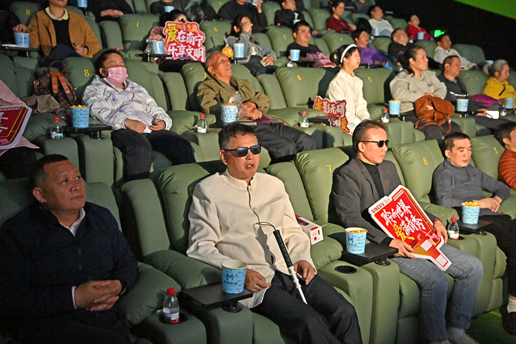 ‘Telling’ movies, China’s Guangming Cinema enables visually-impaired moviegoers