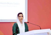 Aseefa Bhutto urges public support for polio vaccination drive