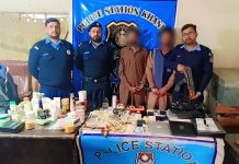 Two of inter-provincial gang caught, valuables recovered