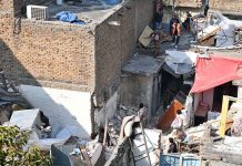 Bride, groom among eight killed in cylinder blast at wedding house in Islamabad