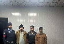 Three caught, cache of illicit arms recovered