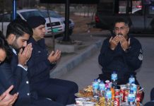 IGP joins officers for Iftar at G-14 checkpoint