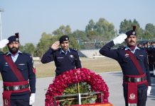 Funeral prayers for Constable held at Lines HQs