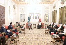 PM Shehbaz meets Qatari premier in Doha, discusses bilateral, regional issues