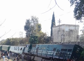 Green Line Passenger Train derails