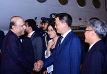 Zardari arrives in Sanya after completing Hunan visit