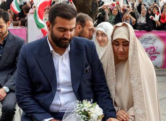 Iran stages mass weddings for couples ready for war sacrifice