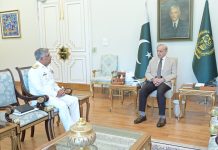 Naval chief calls on PM Shehbaz