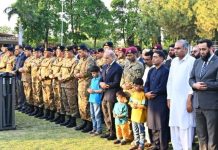 PM, CDF offer funeral of Lt Col Khalid Hussain Shaheed, reaffirm resolve against terrorism