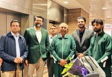 Pakistan Hockey Team arrives in Brussels