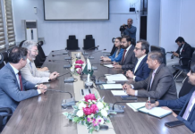 Leghari highlights investment prospects with Spanish delegation