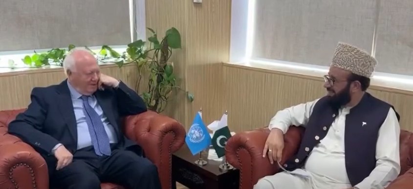 Sardar Yousaf, UN Envoy discuss religious harmony