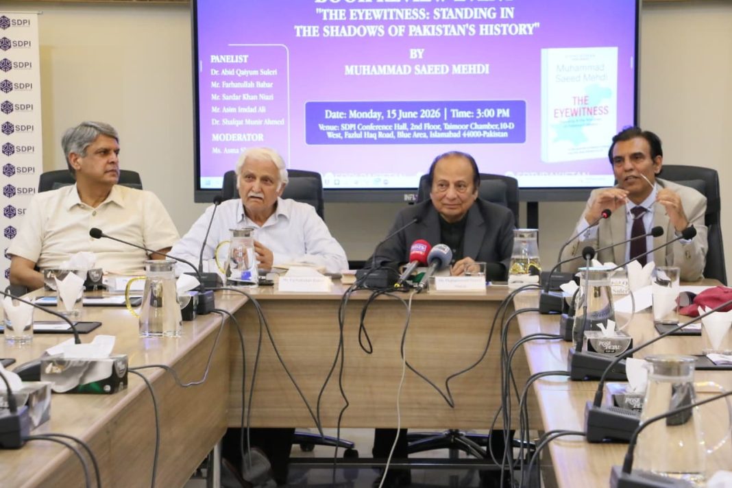 The Eyewitness book offers rare insider account of Pakistan’s political history