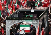 Massive crowds fill Tehran for Khamenei funeral procession