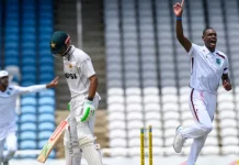 First Test: Justin Greaves claims five as West Indies secure 29-run lead over Pakistan