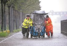 Typhoon weakens, but flood risk shifts northward