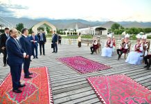 President Zardari visits Rukh Ordo Cultural Center