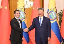 Xi Jinping urges China, Ecuador to strengthen alignment of development strategies