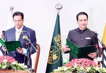 PML-N’s Iftikhar Gilani sworn in as 17th PM of AJK