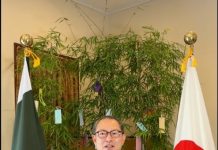 Japanese Ambassador felicitates Pakistan on Independence Day, vows strong ties