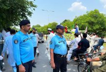 Effective security maintained at 12 Rabi-ul-Awwal procession