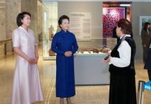 Peng Liyuan highlights cultural exchanges as China, Kyrgyzstan deepen people-to-people bonds