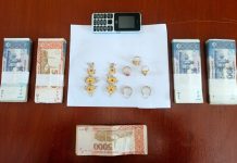 Three booked for robbing widow