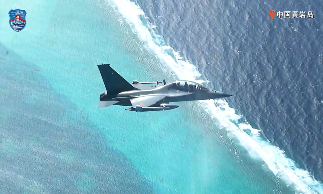 PLA conducts readiness patrols at Huangyan Dao with live missiles