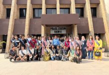 Delegation of university students visits Operation Division