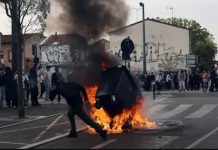 Students, police clash amid French school protests