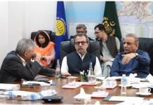 Aleem, Leghari review progress on CAREC Tranche-III project
