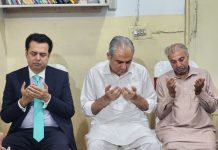 Naqvi, Talal visit Laiba Ejaz’s family