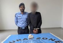 24 caught, vhicle, drugs Illicit arms recovered