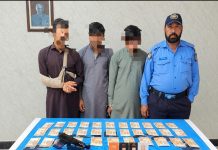 3 booked, jewelry, cash worth Rs.45 lakh, weapons recovered