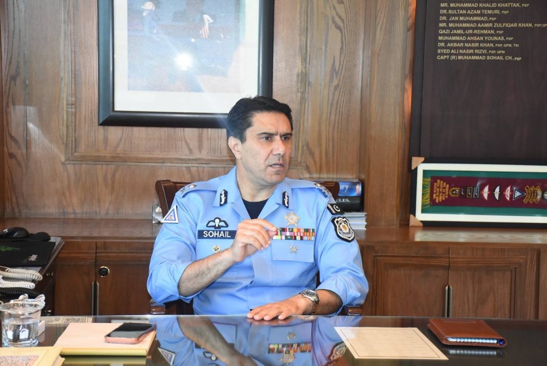 Inspector General of Police (IGP) Islamabad Captain (Retd.) Muhammad Sohail Chaudhry